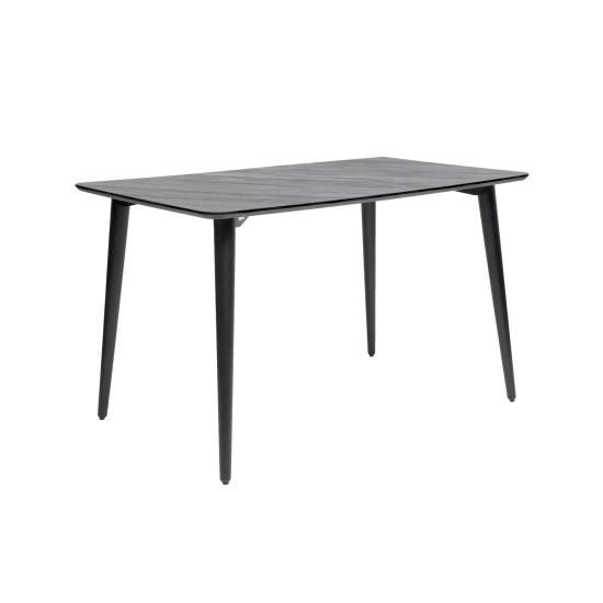 Стол Dan 140 х 80 HPL Arpa 3408 Losa / черный 2
