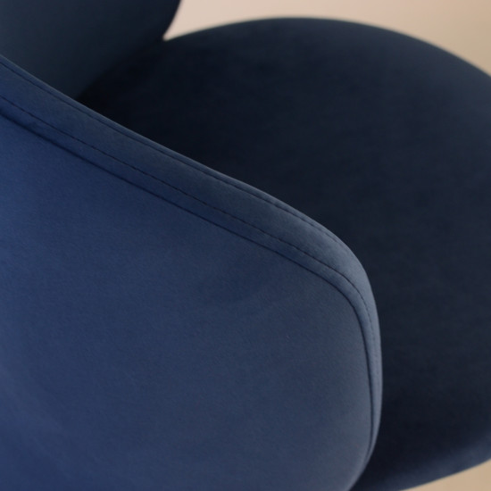 Стілець Lilo синій вельвет 10