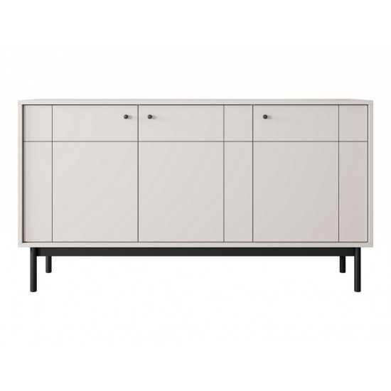 Комод Perfect Home Джапанді / Japandi K154 3-дверный Кашемир 4