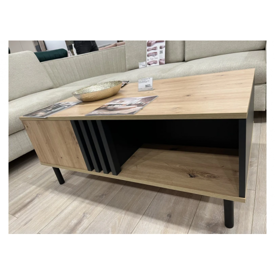 Стіл журнальний Мадіс / Madis 100 Дуб артизан/антрацит 100x60x43 см. 8
