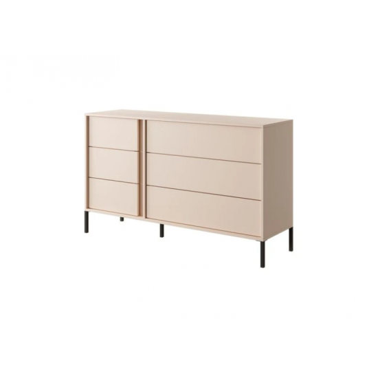 Комод Даст/Dast с 6 ящиками 6S/138 Бежевый Ш138xВ82 см. 4