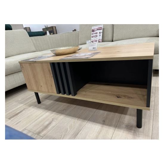 Стіл журнальний Мадіс / Madis 100 Дуб артизан/антрацит 100x60x43 см. 7