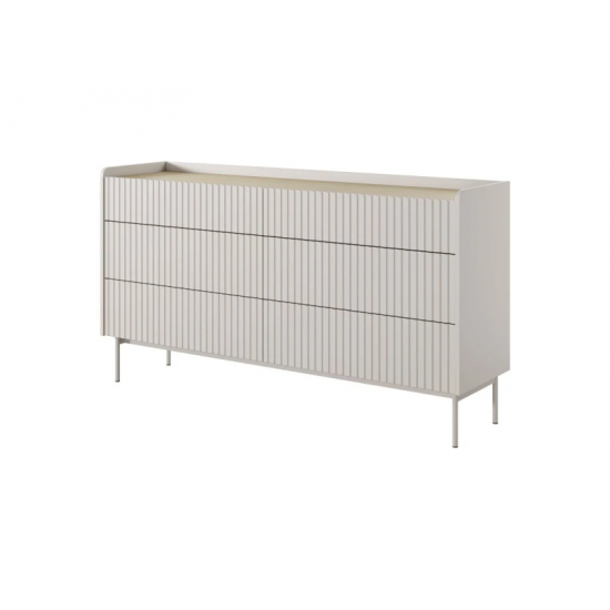 Комод Левел/Level с 6 ящиками 6S/153 Бежевый/дуб сканди Ш153xВ82 см. 5