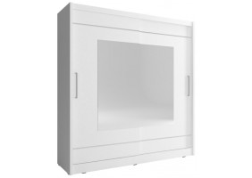 Шафа-купе Мая IX / Maja IX 180 2-дверна з дзеркалом Білий 180х62х200 см.