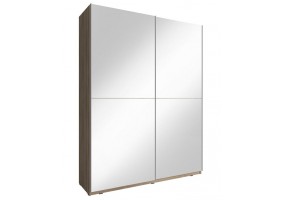 Шкаф-купе Мика III/Mika III 150 2-дверный с зеркалом Дуб сонома 150х63х214 см.