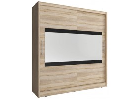 Шафа-купе Мая IV / Maja IV 180 2-дверна з дзеркалом Дуб сонома 180х62х200 см.