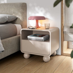 Тумба прикроватная Perfect Home Albion S55 55x39x50 см кашемир 1 ящик