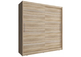 Шафа-купе Мая Алю / Maja Alu 180 2-дверна Дуб сонома 180х62х200 см.