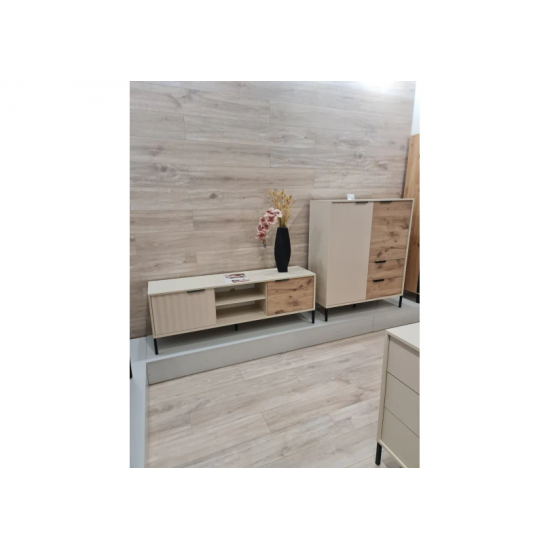 Стенка Рейв / Rave D Бежевый/викинг Ш256xВ123 см. 6