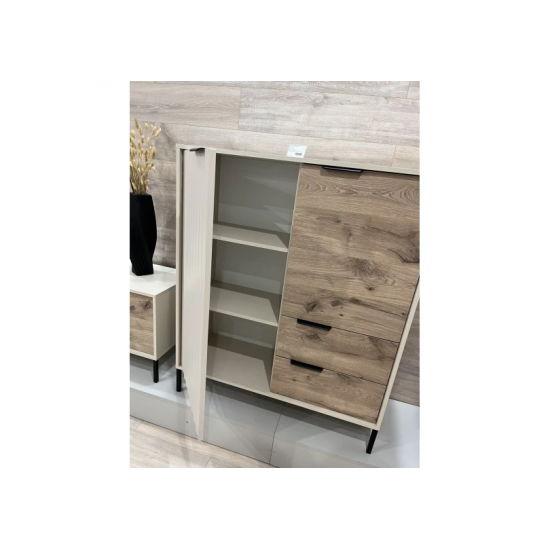 Стенка Рейв / Rave D Бежевый/викинг Ш256xВ123 см. 4