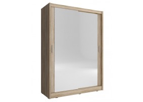 Шафа-купе Мая / Maja 130 2-дверна з подвійним дзеркалом Дуб сонома 130х62х200 см.
