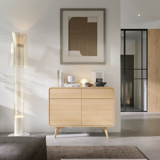 Комод Perfect Home Helion KSZ108 108x39x84 см дуб Виченца 2 дверцы 2 ящика 2