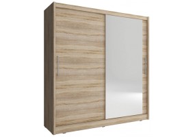 Шкаф-купе Мая I/Maja I 200 2-дверный с зеркалом Дуб сонома 200х62х214 см.