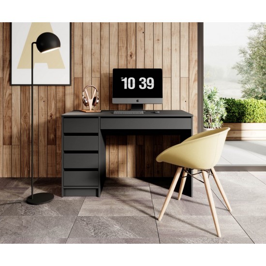 Стіл туалетний письмовий Ада / Ada 5S/120 з 5 шухлядами Антрацит 55х120 см. 1