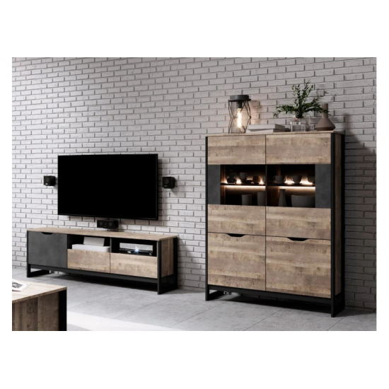 Стінка Арден / Arden C Дуб санд гранж/матера Ш270xВ150 см. 1
