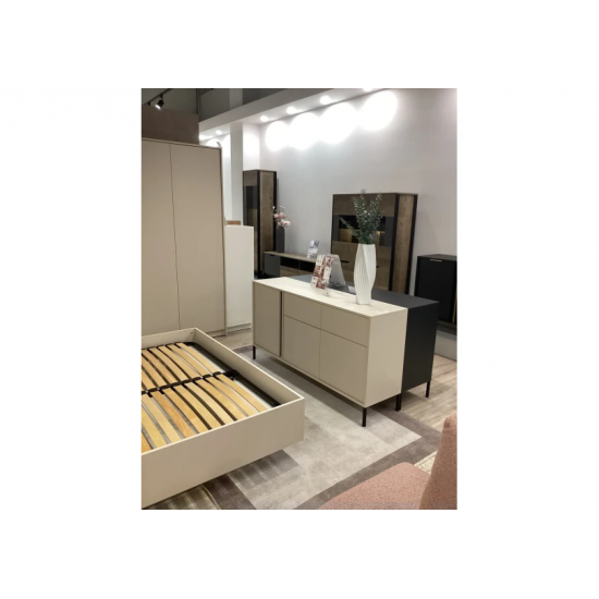 Комод Даст/Dast 3-дверный с 2 ящиками 3D2S/153 Бежевый Ш153xВ82 см. 11