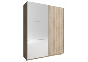 Шафа-купе Міка II / Mika II 150 2-дверна з дзеркалом Дуб сонома 150х63х214 см.