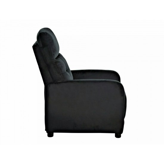 Кресло раскладное реклайнер OTUS VELVET Черный BLUVEL 19 OTUSVC 3