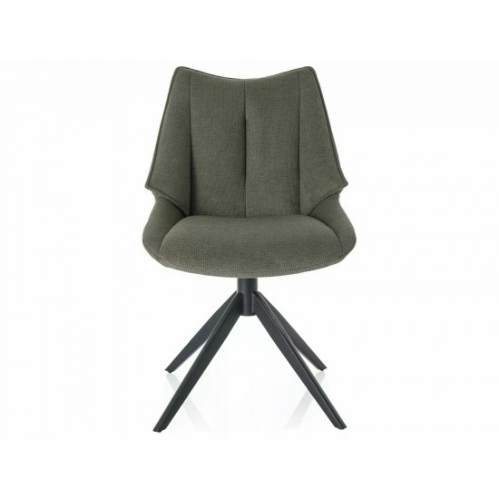 Стул CODA VARDO Черный Стелаж / Оливковый 74 1