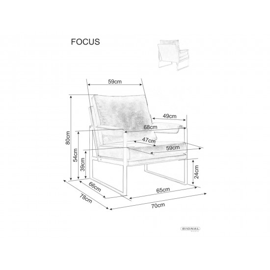Кресло FOCUS BREGO Карри 34 FOCUSBRBE 2