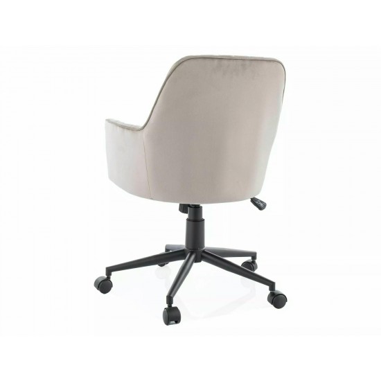 Комп'ютерне крісло Q-886 VELVET Темно-бежевий BLUVEL 40 OBRQ886VCBE 4