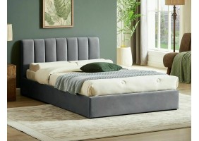Кровать односпальная MONTREAL VELVET 120X200 Серый TAP. 192 MONTREALV120SZ