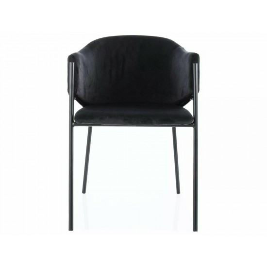 Стул BONO VELVET Черный Стелаж / Черный BLUVEL 19 BONOVCC 3