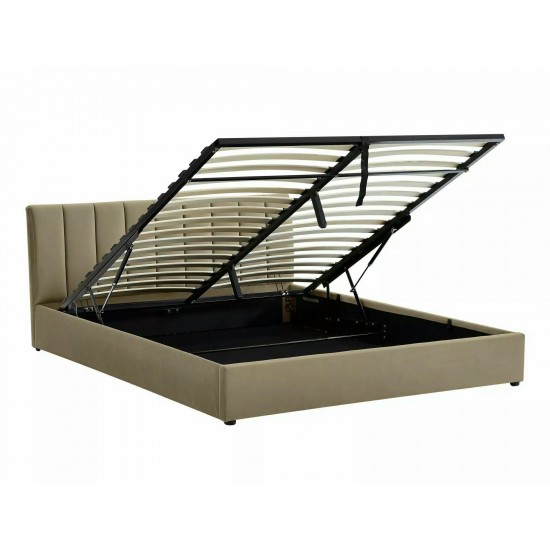 Кровать двуспальная MONTREAL VELVET 160X200 Бежевый BLUVEL 28 MONTREALV160BE 2