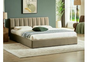 Кровать двуспальная MONTREAL VELVET 160X200 Бежевый BLUVEL 28 MONTREALV160BE