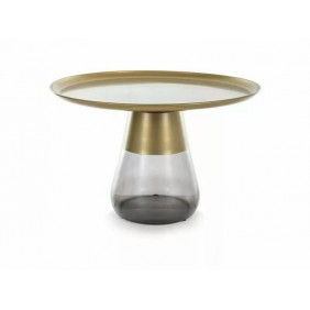 Журнальный столик TIFFANY B Диаметр 70 Золотой / Черный TIFFANYBZLCFI70