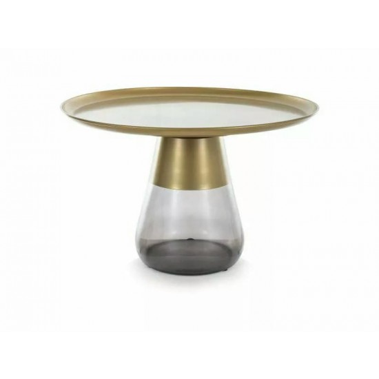 Журнальный столик TIFFANY B Диаметр 70 Золотой / Черный TIFFANYBZLCFI70 1