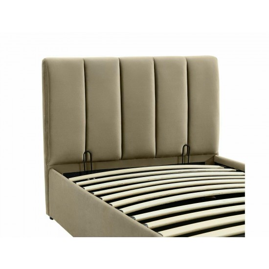 Кровать односпальная MONTREAL VELVET 90X200 Бежевый BLUVEL 28 MONTREALV90BE 4