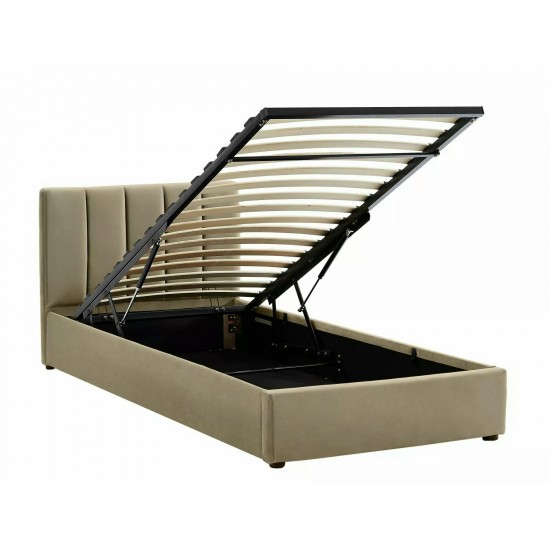 Кровать односпальная MONTREAL VELVET 90X200 Бежевый BLUVEL 28 MONTREALV90BE 2