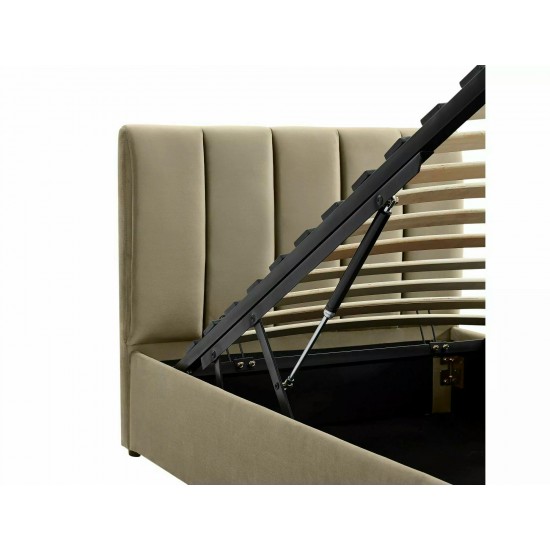 Кровать односпальная MONTREAL VELVET 90X200 Бежевый BLUVEL 28 MONTREALV90BE 5