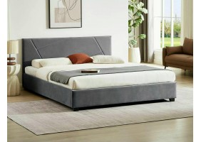 Кровать двуспальная COLUMBIA VELVET 160X200 Серый TAP.192 COLUMBIAV160SZ