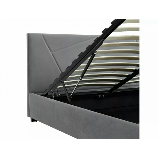 Кровать двуспальная COLUMBIA VELVET 160X200 Серый TAP.192 COLUMBIAV160SZ 5