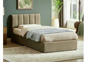 Кровать односпальная MONTREAL VELVET 90X200 Бежевый BLUVEL 28 MONTREALV90BE