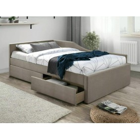 Кровать односпальная ELIOT VELVET 120X200 Светло-бежевый TAP. 228 ELIOTV120CBE