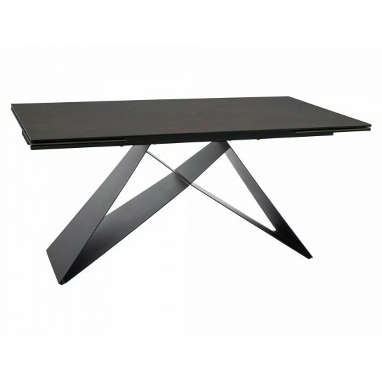Стол обеденный раскладной WESTIN CERAMIC Бронзовый Ossido Bruno / Черный мат (160-240)X90 WESTINBROC160 4