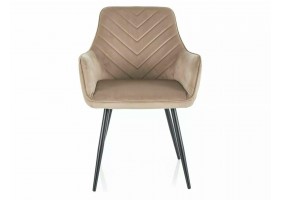 Стул FIG VELVET Черный Стелаж / Бежевый BLUVEL 28 FIGVCBE