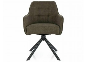 Стул METRO BJORN Черный Стелаж / Оливковый 77