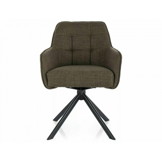 Стул METRO BJORN Черный Стелаж / Оливковый 77 1