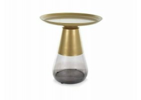 Журнальный столик TIFFANY A Диаметр 50 Золотой / Черный TIFFANYAZLCFI50