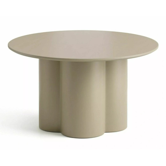 Стол журнальный кофейный Rosalia ø80 см Темный беж 1