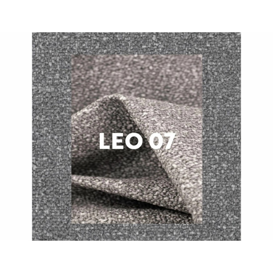 Стул кухонный обеденный мягкий Notti Leo Серая ткань / Черный каркас 5