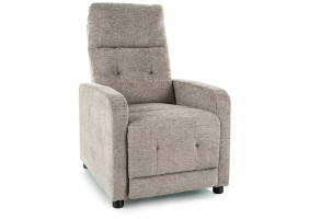 Кресло реклайнер Otus Raven Серая ткань / Черный каркас