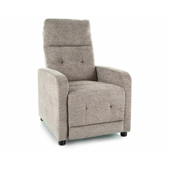 Кресло реклайнер Otus Raven Серая ткань / Черный каркас 1