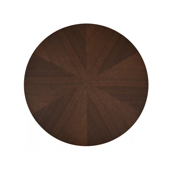 Стол журнальный кофейный Angel ø60 см Орех 4