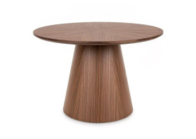 Стол журнальный кофейный Angel ø60 см Орех