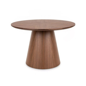 Стол журнальный кофейный Angel ø60 см Орех